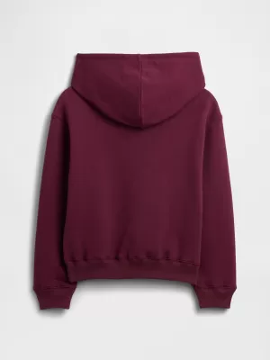 Hanorac pentru copii GAP LOGO HOODIE PULLOVER 839160-00 LUREX VISINIU