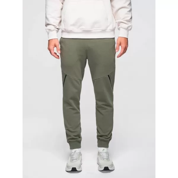  Pantaloni de trening pentru bărbați OMBRE OM-PASK-0280 MĂSLINE 