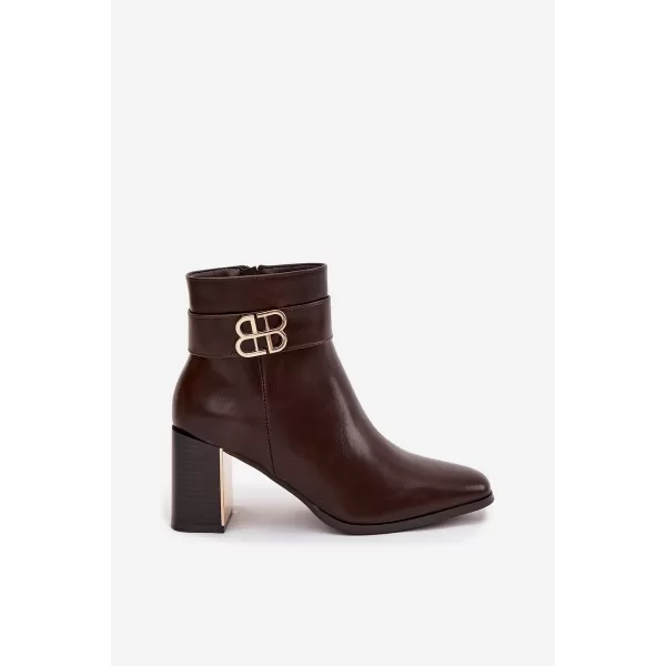 Pantofi de dama cu toc BOTO GALINNE 40566 MARO 