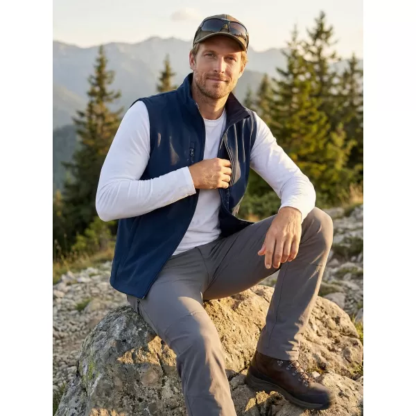  Vestă softshell pentru bărbați ALTISPORT NoPrint NP/ALM865 ALBASTRU MARIN 