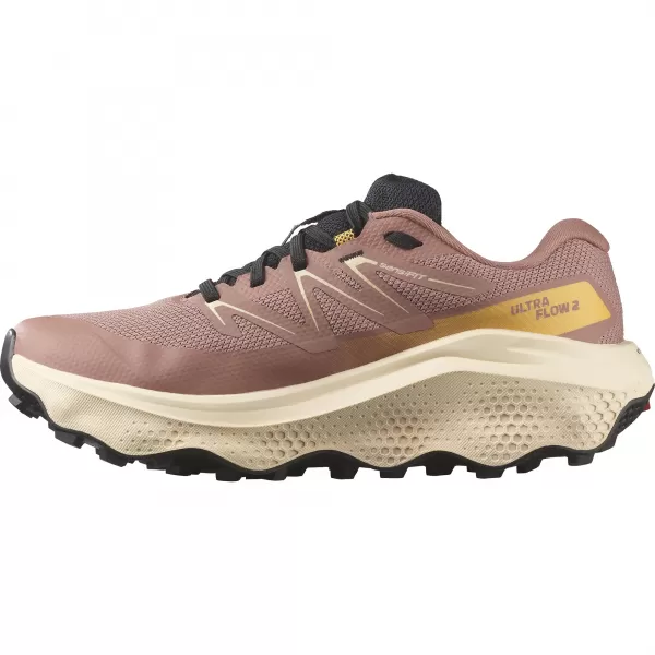  Pantofi de dama SALOMON ULTRA FLOW 2 GTX W L47884500 BURLWOOD/PIERSICA FRAGEDĂ/CAISĂ CALDĂ 