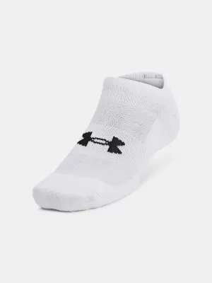 Șosete UNDER ARMOUR UNISEX UA TC NO SHOW (3 PÁRY) 1386313-100 ALB