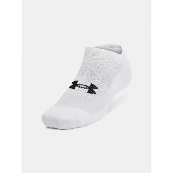  Șosete UNDER ARMOUR UNISEX UA TC NO SHOW (3 PÁRY) 1386313-100 ALB 