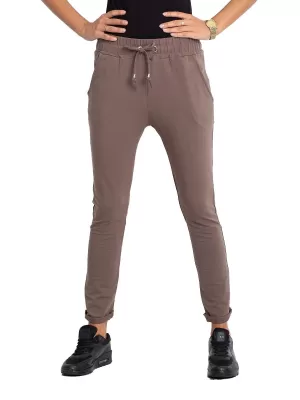 Pantaloni de trening pentru femei BASIC FEEL GOOD RV-DR-3698.08X MARO