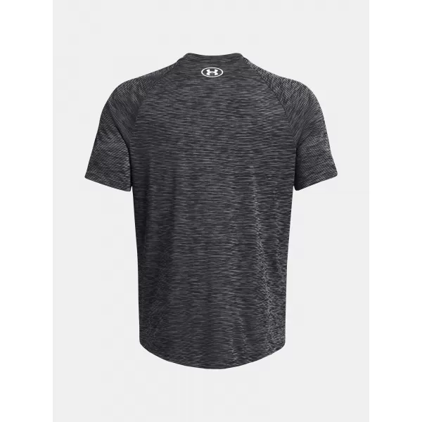  Tricou pentru bărbați UNDER ARMOUR TECH TEXTURED SS 1382796-001 NEGRU 