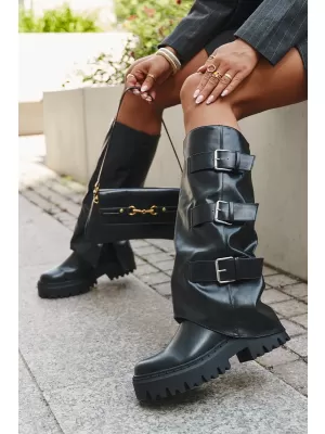 Cizme de dama BOTO ISAVINE 39227 NEGRU