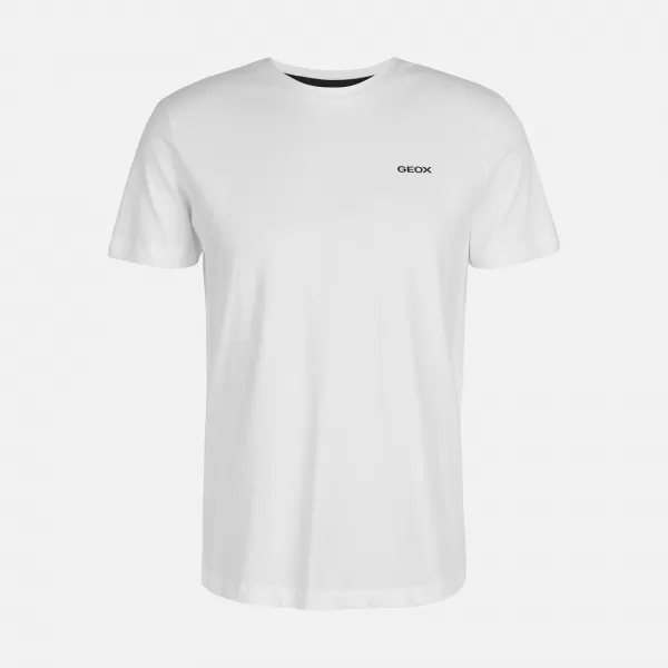  Tricou pentru bărbați GEOX G012248 ALB 