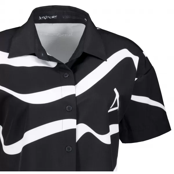  Cămașă premium pentru femei ALTISPORT VOJ/ALW088KOS01 NEGRU 