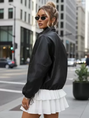 Geaca de dama DSTREET TY5595 NEGRU