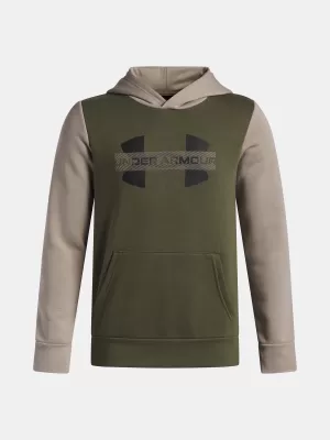 Hanorac pentru băiat UNDER ARMOUR UA RIVAL FLC CBLCK GRPHC HD 6004994-390 VERDE
