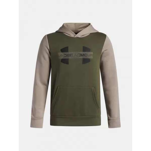  Hanorac pentru băiat UNDER ARMOUR UA RIVAL FLC CBLCK GRPHC HD 6004994-390 VERDE 