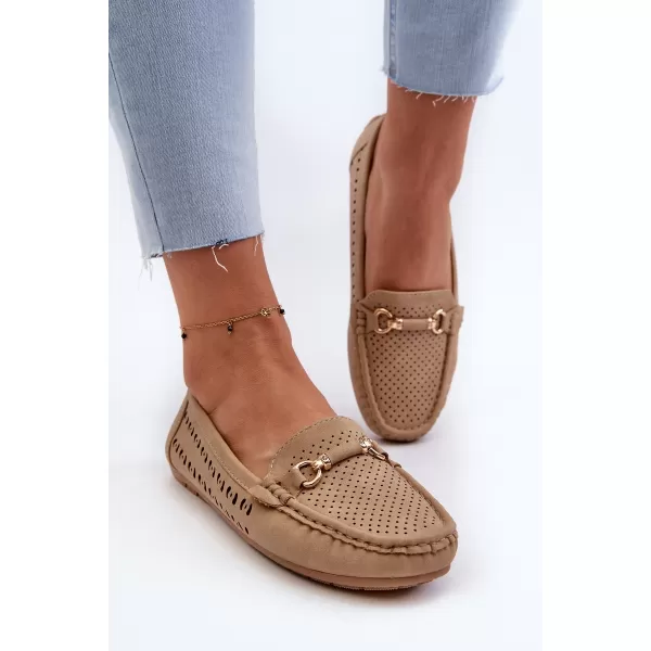  Mocasini de dama BOTO RASIRNA 31619 KAKI 