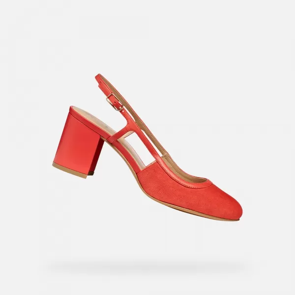  Pantofi de dama GEOX VIRNILISA 65 G013228 ROŞU 