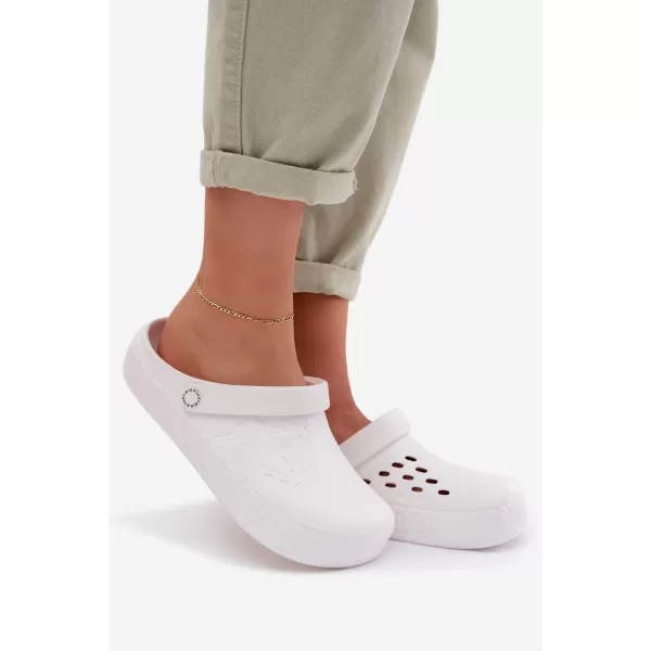  Papuci dama BIG STAR TT274A081 WHITE Pantofi Big Star 