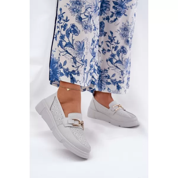  Mocasini de dama VINCEZA 88007 ALB 