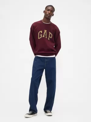 Hanorac pentru bărbați GAP LOGO SWEATSHIRT 821259-02 ROȘU TOSCAN