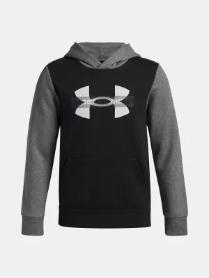Hanorac pentru băiat UNDER ARMOUR UA RIVAL FLC CBLCK GRPHC HD 6004994-001 NEGRU