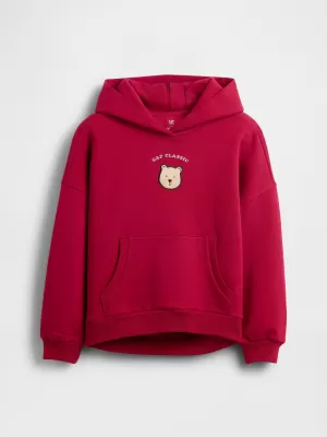 Hanorac pentru copii GAP LOGO HOODIE PULLOVER 847141-02 HERING