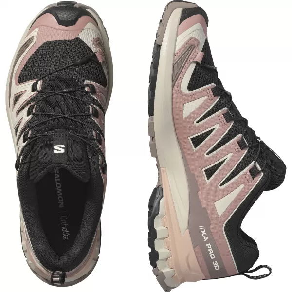  Pantofi de dama SALOMON XA PRO 3D V9 W L47882800 NEGRU/BURLWOOD/TRANDAFIR DE MAHON 