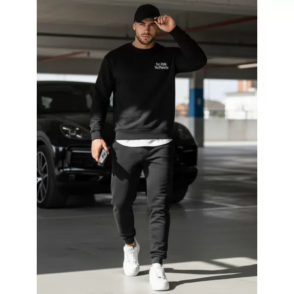  Hanorac pentru bărbați DSTREET BX5947 NEGRU 