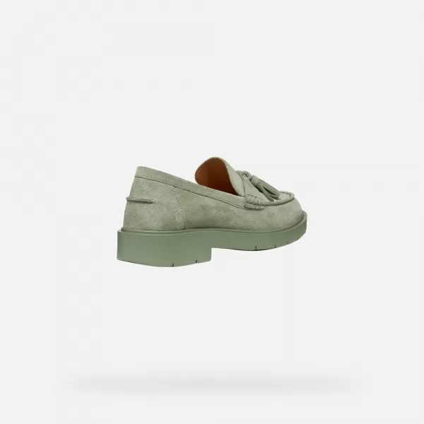  Mocasini de dama GEOX SPHERICA EC1 B G013072 VERDE 
