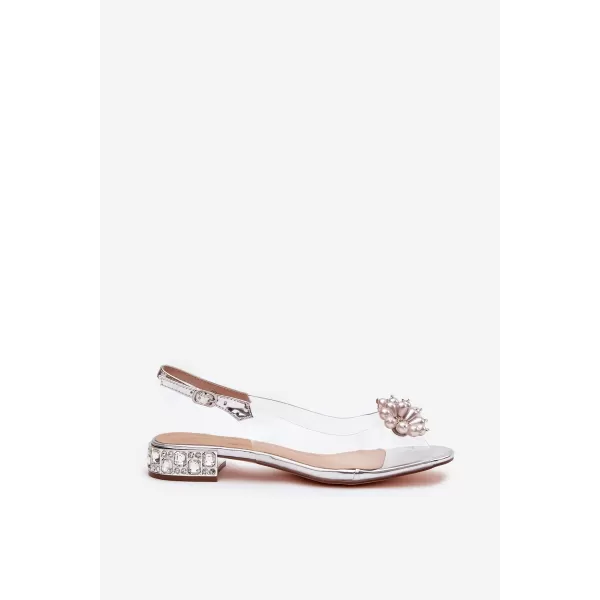  Sandale de dama D&A MR52-229 ARGINT 