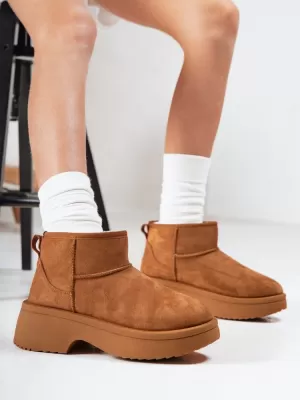 Pantofi de dama DSTREET ZY1288 CARAMEL
