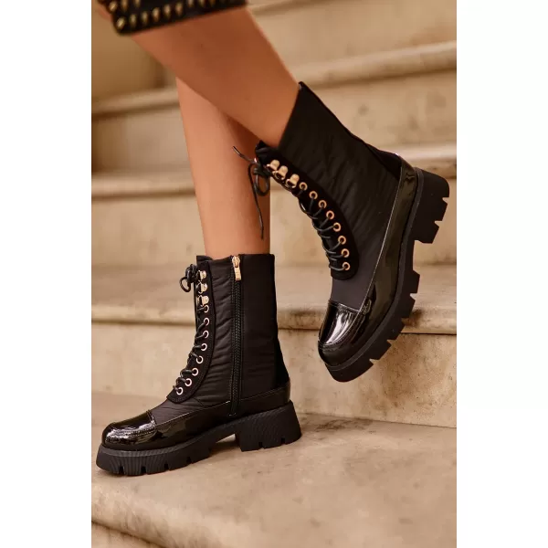  Pantofi de dama cu toc BOTO SARANEMA 27553 NEGRU 