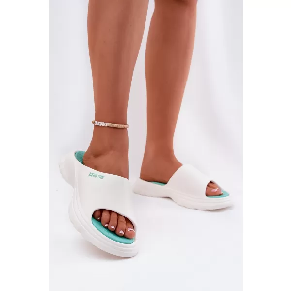  Papuci dama BIG STAR RR274A586 WHITE Pantofi Big Star 