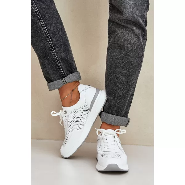 Pantofi de dama S.BARSKI LR51-551 ALB 