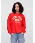 Hanorac de dama GAP LOGO SWEATSHIRT 769308-01 AFIȘ ROȘU