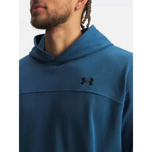  Hanorac pentru bărbați UNDER ARMOUR UA RIVAL LW HOODIE 6012335-498 ALBASTRU 