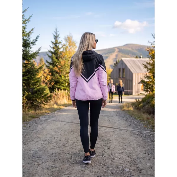  Jachetă softshell premium pentru femei ALTISPORT VOJ/ALW101JACK01 NEGRU ROZ 