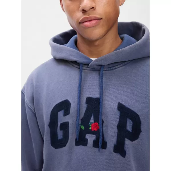 Hanorac pentru bărbați GAP LOGO HOODIE PULLOVER 646027-01 CERUL NOPTII 