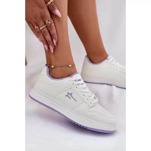  Adidași de damă BIG STAR RR274A245 WHITE/PURPLE Pantofi Big Star 