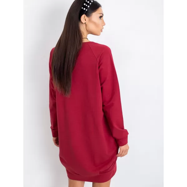  Rochie BASIC FEEL GOOD RV-TU-5184.93P BURGUNDIA 
