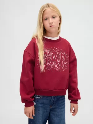 Hanorac pentru copii GAP CREW SWEATSHIRT 842081-01 HERING