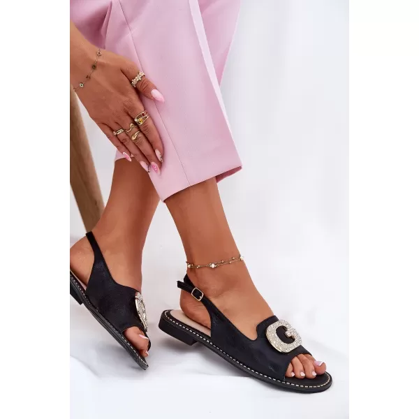  Sandale de dama S.BARSKI KV51-081 NEGRU 