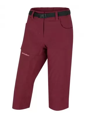Pantaloni 3/4 dama HUSKY KLUMY L CLARET