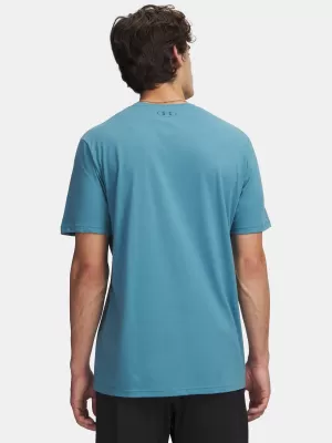 Tricou pentru bărbați UNDER ARMOUR UA M WM LOCKER TAG SS 6012778-466 ALBASTRU