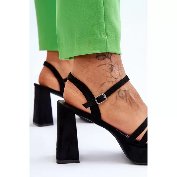  Sandale de dama BOTO VERDA 24605 NEGRU 