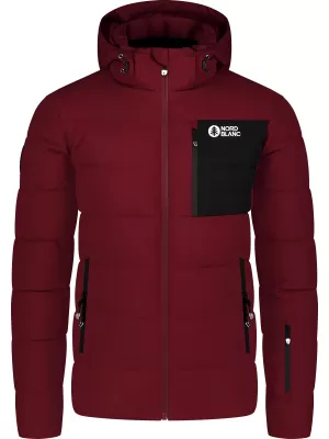 Geaca de iarna pentru barbati NORDBLANC BRAMBLE NBWJM8258 BURGUNDIA