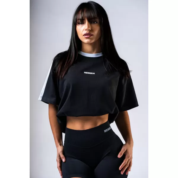  Tricou relaxat POWER 894 BLACK Nebbia 