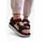 Sandale de dama LEE COOPER LCW-24-05-2753L NEGRU/ALB