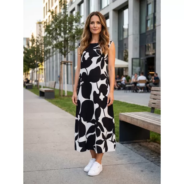  Rochie ALTISPORT HELAINE ALB/NEGRU 