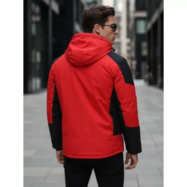  Jachetă pentru bărbați DSTREET TX5121 ROŞU 