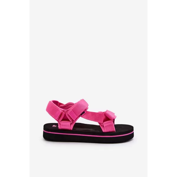  Sandale de dama LEE COOPER LCW-23-34-2613 NEGRU/FUCSIA 