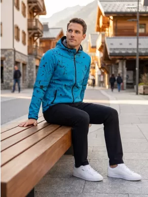 Jachetă softshell premium pentru bărbați ALTISPORT VOJ/ALM034JACK01 SMARALD