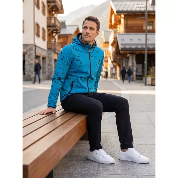  Jachetă softshell premium pentru bărbați ALTISPORT VOJ/ALM034JACK01 SMARALD 