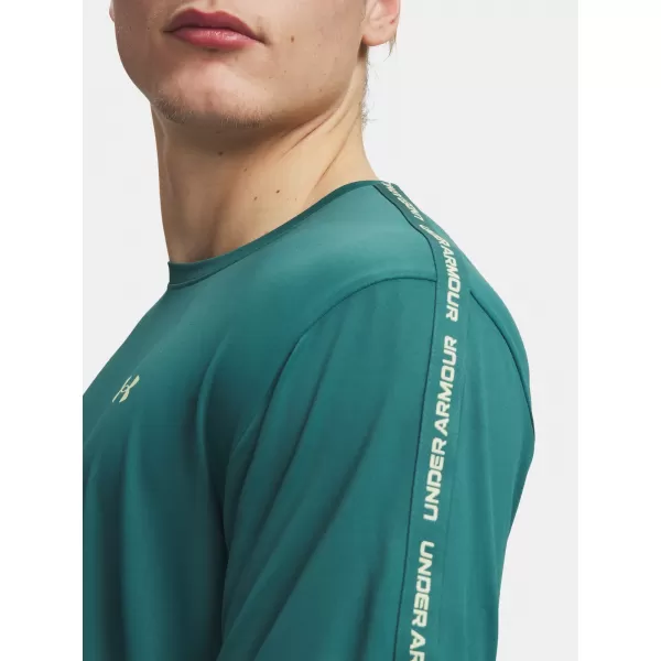  Tricou pentru bărbați UNDER ARMOUR UA TECH TAPING SS 6012356-339 VERDE 